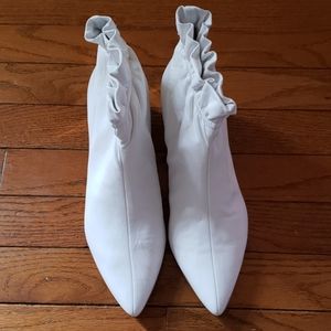 White booties Size 7.5